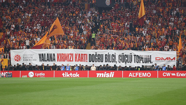 Dev Derbide "Dezenformasyona Kırmızı Kart" Mesajı