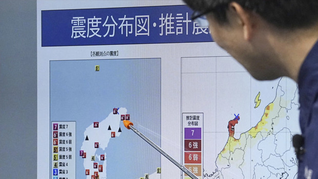 Japonya'da 6.2 büyüklüğünde deprem