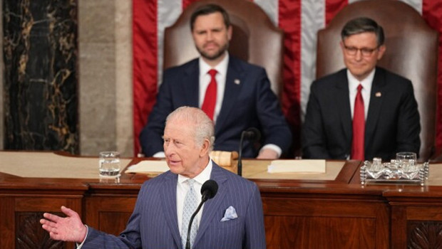 İngiltere Kralı Charles ABD Kongresi'ne hitap etti