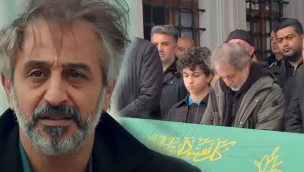 En zor görev... Ünlü oyuncu babasını son yolculuğuna uğurladı