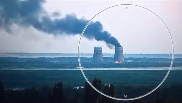 Zaporijya Nükleer Santrali yakınlarına İHA saldırısı
