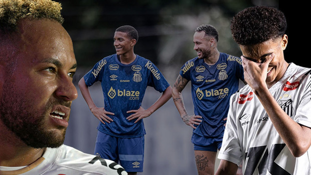 Neymar kendisini çalımlayan Robinho'nun 18 yaşındaki oğluna tokat attı! Brezilya bunu konuşuyor