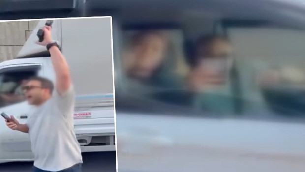 Polis memuru trafikte tartıştığı kişinin önünü kesti, havaya ateş açtı: 'Hayatında yazılabilecek en ağır cezayı yazacağım'