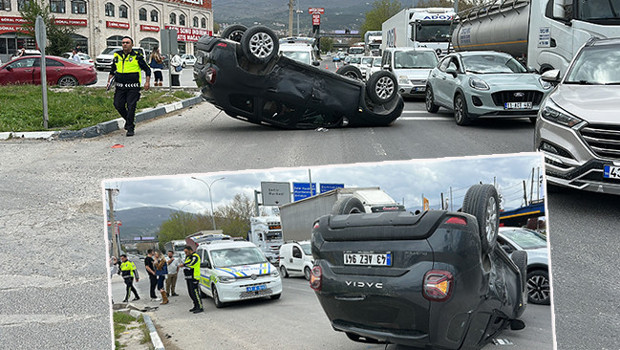 Kütahya'da Şok Trafik Kazası: 2 Çocukla 3 Yaralı!