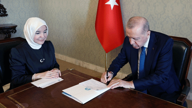 Cumhurbaşkanı Erdoğan, Darülaceze'ye kurban bağışı yaptı