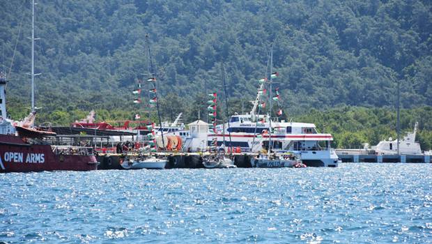 Sumud Filosu Marmaris’te