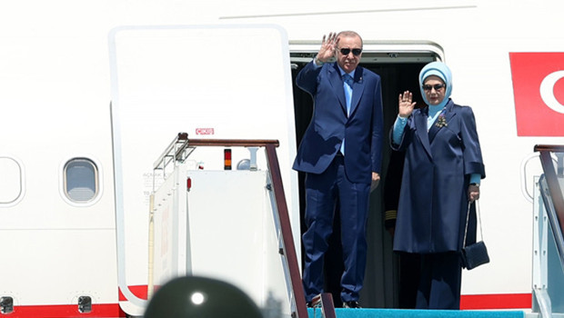 Cumhurbaşkanı Erdoğan, Kazakistan'a gitti