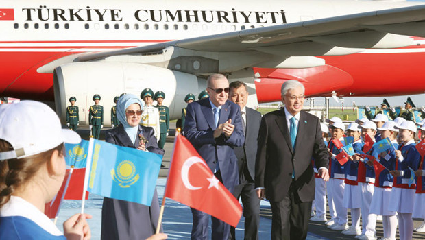 Erdoğan’dan Astana’ya stratejik ortaklık ziyareti