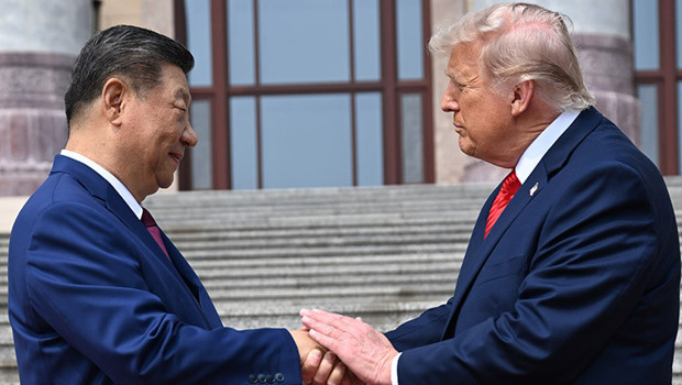 Çin'de tarihi anlar: Trump ve Şi'den ortak basın toplantısı