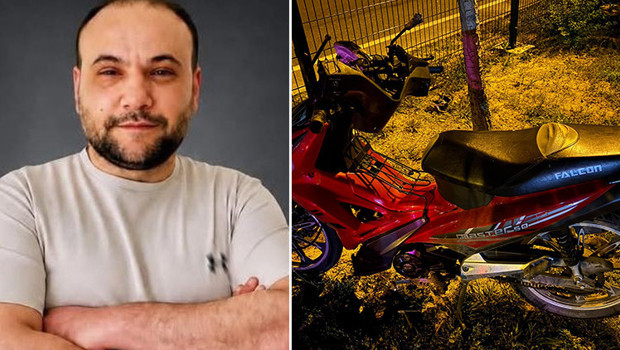 Motosikletli Hüseyin Ökçe kazada hayatını kaybetti