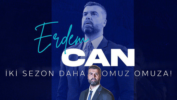 Türk Telekom, başantrenör Erdem Can'ın sözleşmesini uzattı!