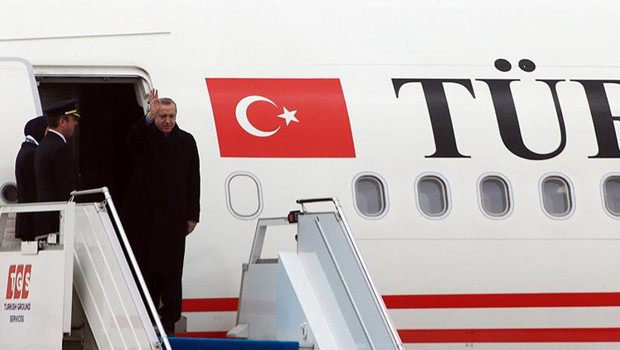 Cumhurbaşkanı Erdoğan Türkistan'a gitti