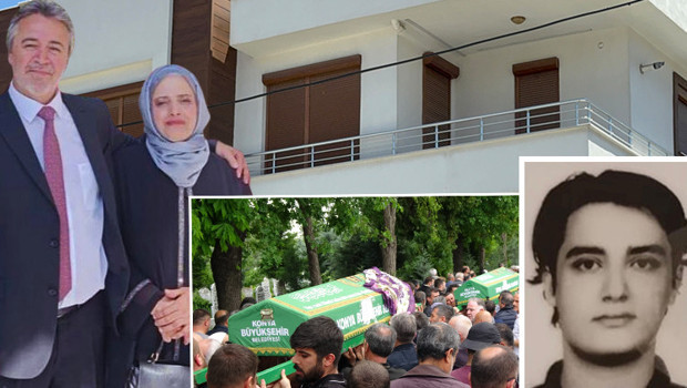 Oğulları tarafından katledilen çifte acı veda