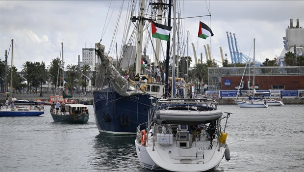 İsrail'in Küresel Sumud Filosu'na müdahaleye hazırlandığı iddia edildi