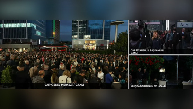 CHP Genel Merkezi'nde arbede yaşandı