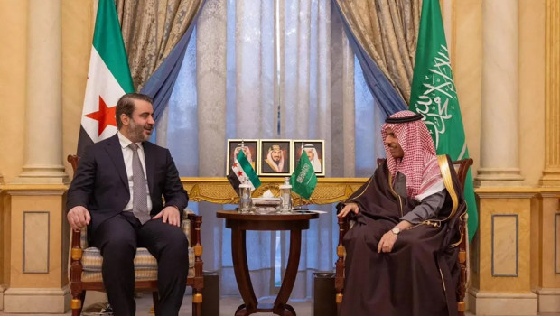 Suriye Dışişleri Bakanı Şeybani, Suudi Arabistanlı mevkidaşı Bin Ferhan ile bölgesel konuları görüştü