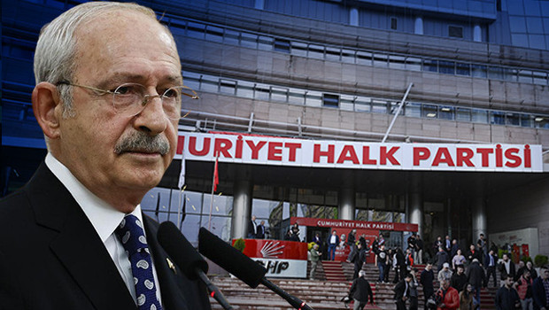 Kemal Kılıçdaroğlu'nun CHP Genel Merkezi'ne gideceği tarih belli oldu | Dikkat çeken görüntü: Bina girişine asıldı