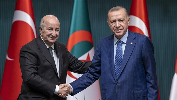Cumhurbaşkanı Erdoğan, Cezayirli mevkidaşı Tebbun ile görüştü
