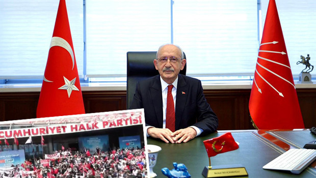 İşte ilk fotoğraf! Kılıçdaroğlu 2.5 yıl sonra CHP binasında: Karanfillerle ve 'Halkın umudu Kılıçdaroğlu' sloganları ile karşılandı