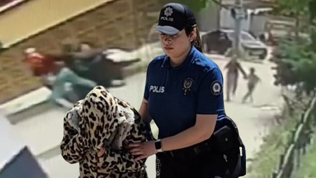 Pervasızlığın böylesi! Kaldırımda oturan kadının yanına yaklaştı, boynundan alıp kaçtı