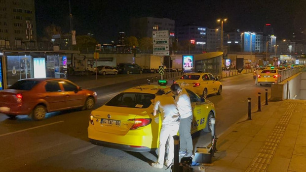 İstanbul'da taksi şoförüne yolcu saldırısı