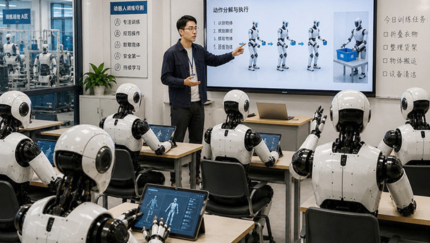 Bu okulda robotlar öğrenci... Mesleki eğitim alıyorlar