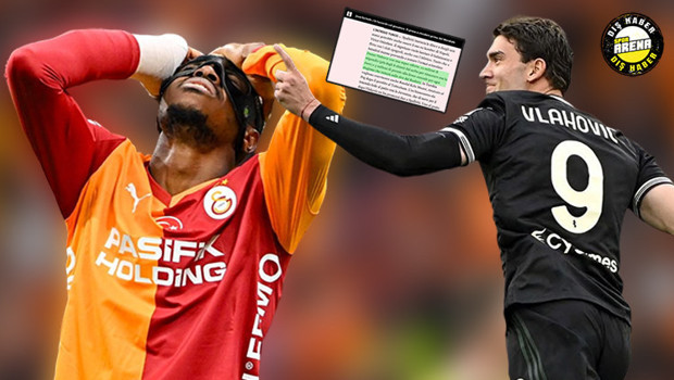 Galatasaray için İtalya'dan olay Osimhen ve Vlahovic iddiası
