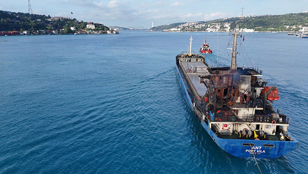 Dron saldırısına uğramıştı: Türk gemisi İstanbul B