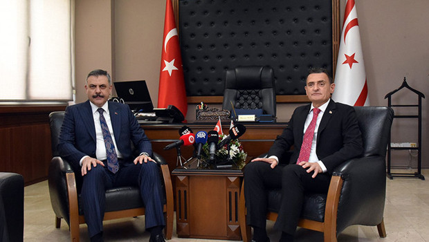 İçişleri Bakanı Çiftçi, KKTC’li mevkidaşı Oğuz ile görüştü