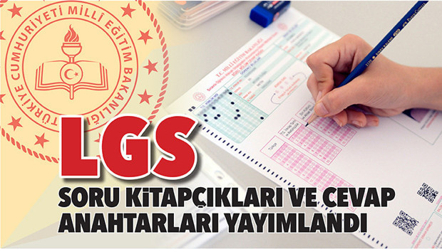 LGS soru kitapçıkları cevap anahtarı yayınlandı