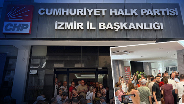 CHP İzmir İl Başkanlığı'nda gerginlik! Binadan çıkarıldılar