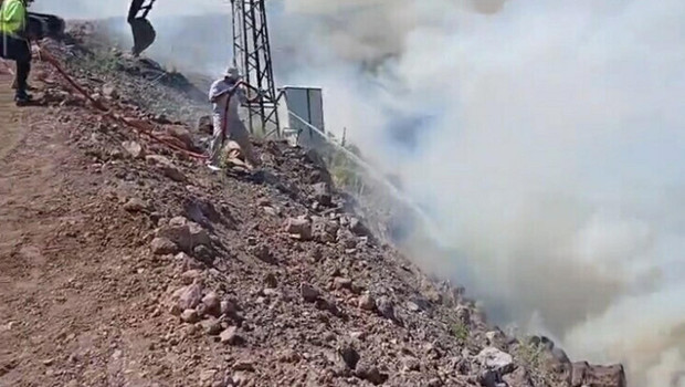 Çanakkale'de makilikte yangın! Ekipler müdahale ediyor