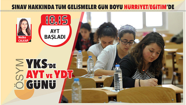 YKS’DE AYT VE YDT GÜNÜ