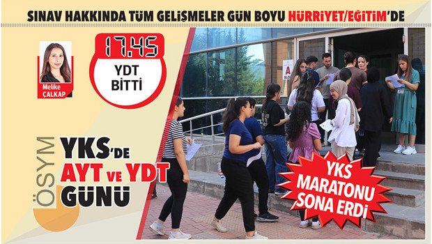 YKS’DE AYT VE YDT GÜNÜ