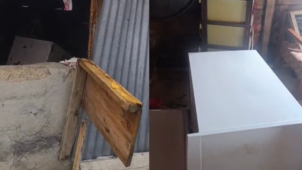 Ayı paniği: Bir günde 20 eve girdi… O anlar kameraya böyle yansıdı