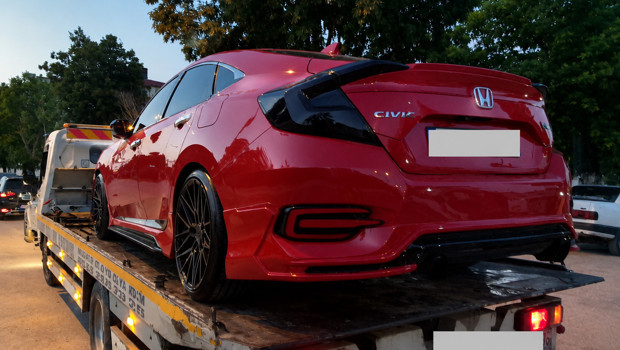 Drift yapan ve makas atan alkollü sürücüye 257 bin lira ceza