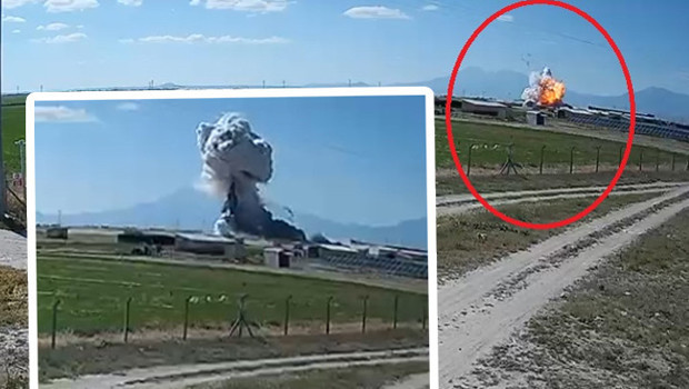 Niğde'de havai fişek fabrikasındaki patlamanın görüntüleri ortaya çıktı