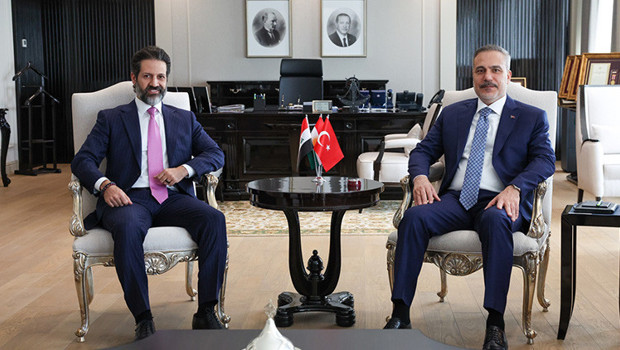 Dışişleri Bakanı Hakan Fidan IKBY Başbakan Yardımcısı Talabani ile görüştü