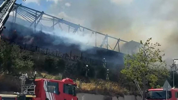 Maltepe'de restoranda yangın