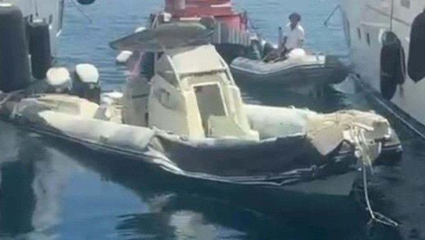 Bodrum’da marinada lastik botta patlama paniği: 1 yaralı haber görseli