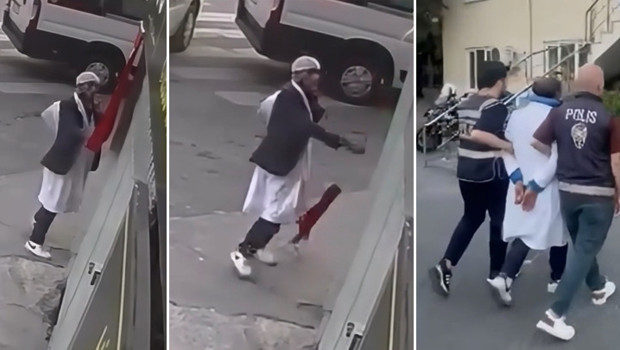 Kağıthane’de Türk bayrağını sökerek yere attı! Yakalanan şüpheli: Arada sırada kendimi kaybediyorum
