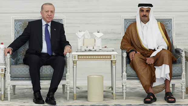 Cumhurbaşkanı Erdoğan Katar'da