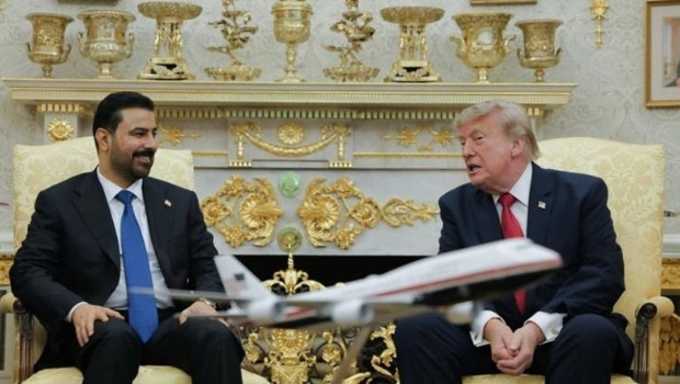 Irak Başbakanı ez-Zeydi Beyaz Saray'da… Trump’tan Irak itirafı: Yanlış ülkeye saldırdılar
