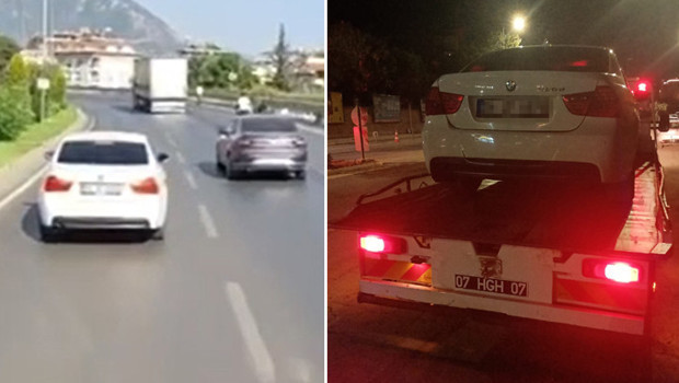 Antalya'da itfaiyeye yol vermeyen sürücünün ehliyetine el konuldu! Aracı 30 gün trafikten menedildi haber görseli