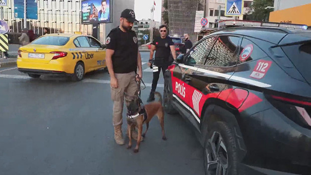 Taksim'de helikopter destekli 'Huzur İstanbul' denetimi
