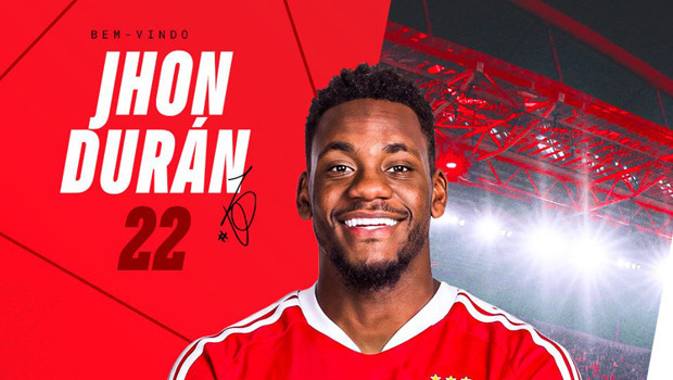 Jhon Duran resmen Benfica'da!