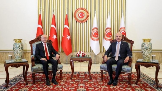 TBMM Başkanı Kurtulmuş, Kılıçdaroğlu ile görüştü haber görseli