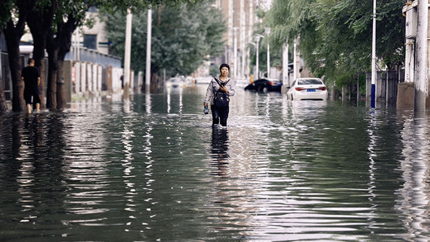 Çin'de sel felaketi 10 can aldı