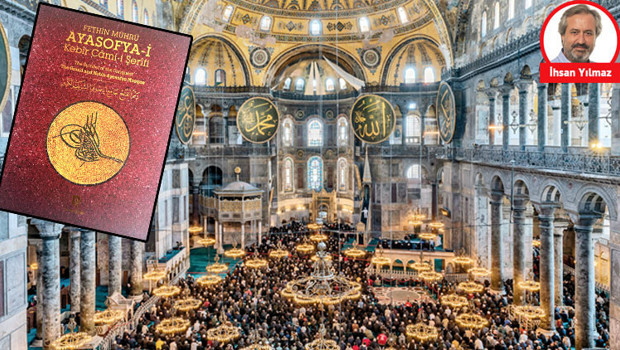 Ayasofya'ya saygı kitabı