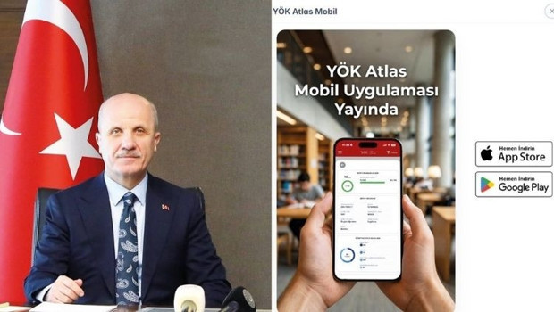 YÖK Atlas mobilde